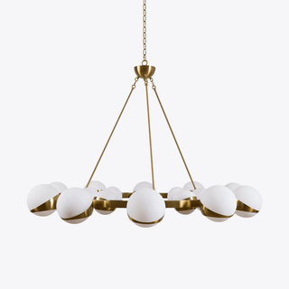 Lumina Lustre Moderne en Laiton Sphere