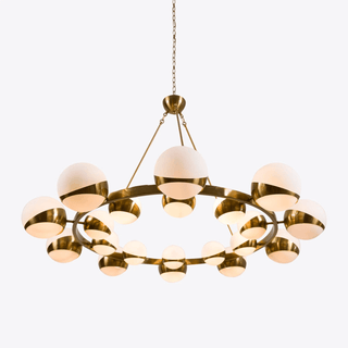 Lumina Lustre Moderne en Laiton Sphere