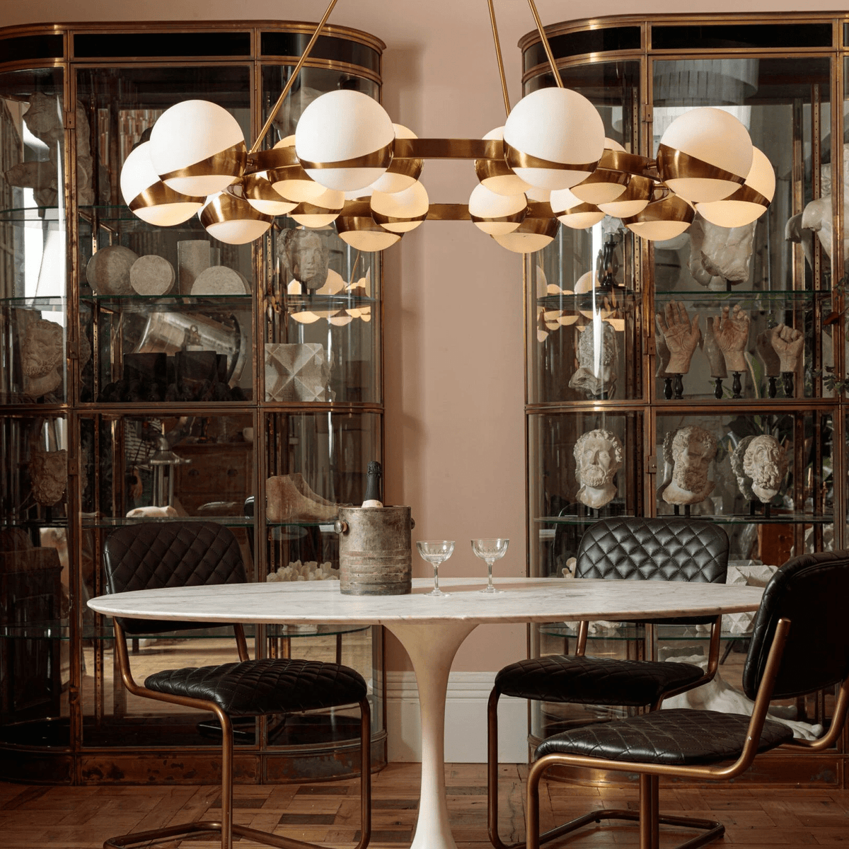 Viva Lustre Moderne en Laiton Sphere