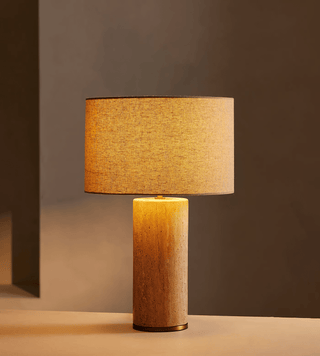 Vonoryra Lampe de Table en Travertin