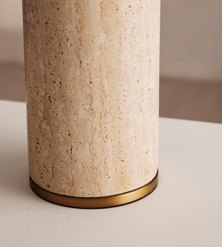 Vonoryra Lampe de Table en Travertin