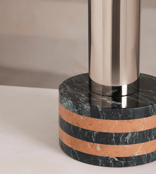 Strata Lampe de Table en Marbre Minimaliste