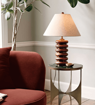 Norah Minimalist Wood Table Lamp-Neutral Decor