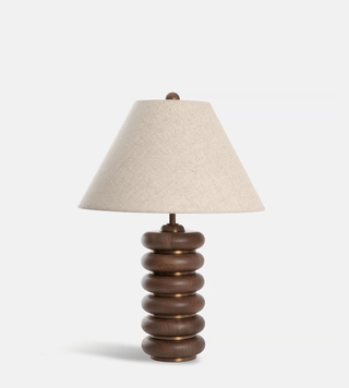 Norah Minimalist Wood Table Lamp-Neutral Decor