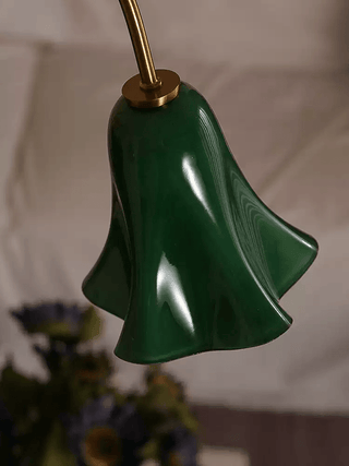 EmeraldBell Lustre Pendante en Verre