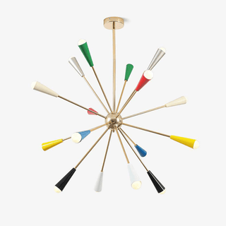 Brandon Lustre Métal Moderne-Luire