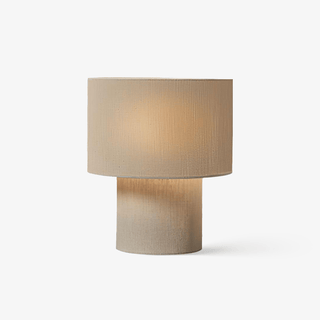 Kaleb Minimalist Fabric Table Lamp-Neutral Decor
