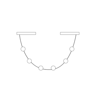 Flexura Suspension Métal Moderne Sur Rail