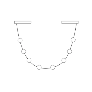 Flexura Suspension Métal Moderne Sur Rail