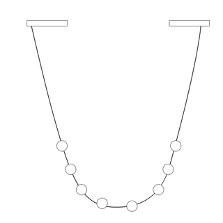 Flexura Suspension Métal Moderne Sur Rail