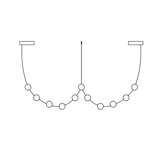 Flexura Suspension Métal Moderne Sur Rail
