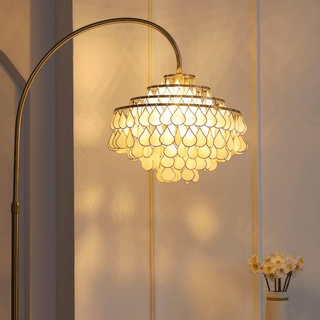 Emily Luxury Floor Lamp-Neutral Decor