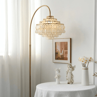 Emily Luxury Floor Lamp-Neutral Decor