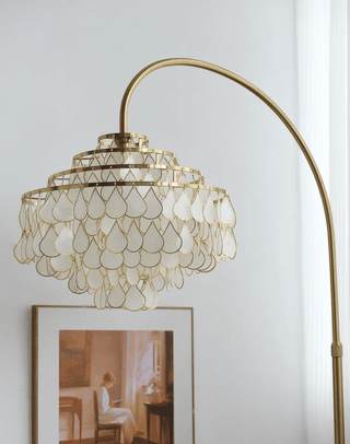 Emily Luxury Floor Lamp-Neutral Decor