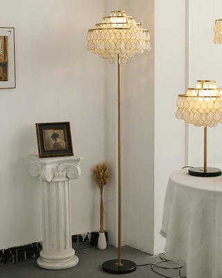 Emily Luxury Floor Lamp-Neutral Decor