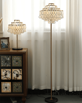 Emily Luxury Floor Lamp-Neutral Decor
