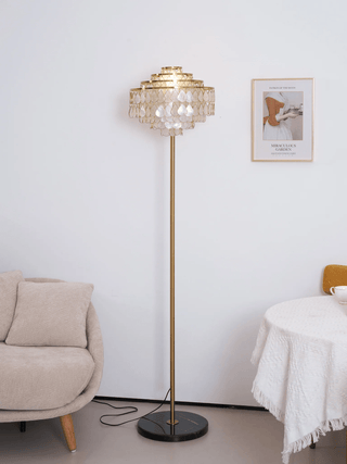 Emily Luxury Floor Lamp-Neutral Decor
