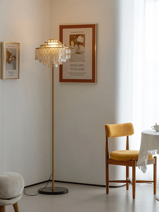 Emily Luxury Floor Lamp-Neutral Decor