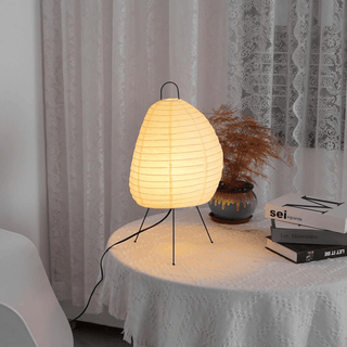 Elaris Lampe de Table Moderne en Papier de Riz