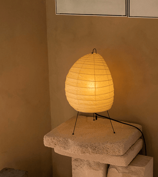 Elaris Lampe de Table Moderne en Papier de Riz