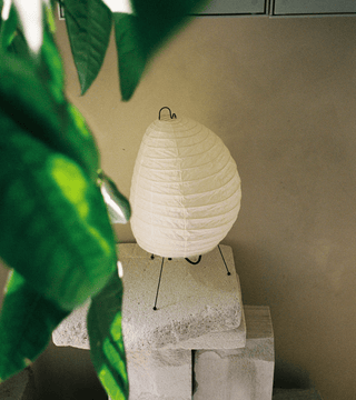 Elaris Lampe de Table Moderne en Papier de Riz