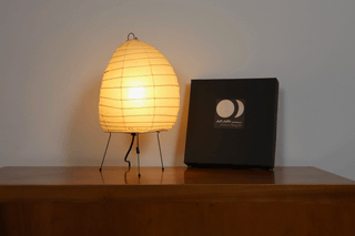 Elaris Lampe de Table Moderne en Papier de Riz
