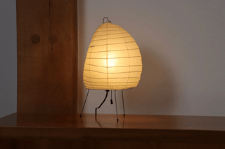 Elaris Lampe de Table Moderne en Papier de Riz