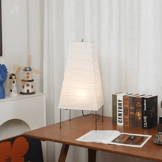 Quinn Minimalist Paper Table Lamp-Neutral Decor