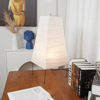 Quinn Minimalist Paper Table Lamp-Neutral Decor
