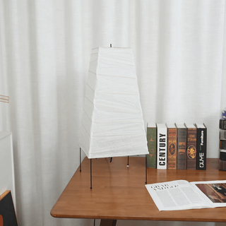 Quinn Minimalist Paper Table Lamp-Neutral Decor