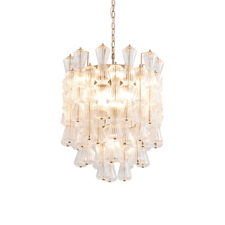 Aurora Lustre Murano Verre Florale Cascade