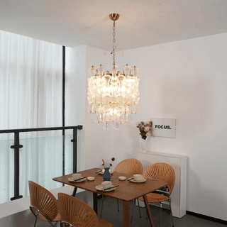 Aurora Lustre Murano Verre Florale Cascade