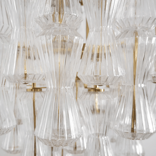 Aurora Lustre Murano Verre Florale Cascade