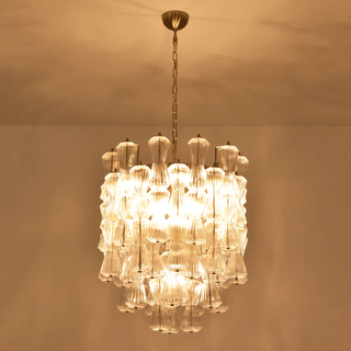 Aurora Lustre Murano Verre Florale Cascade