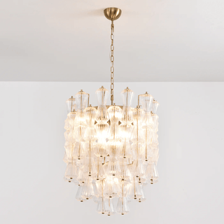 Aurora Lustre Murano Verre Florale Cascade