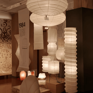Hazel Modern Rice Paper Floor Lamp-Neutral Decor