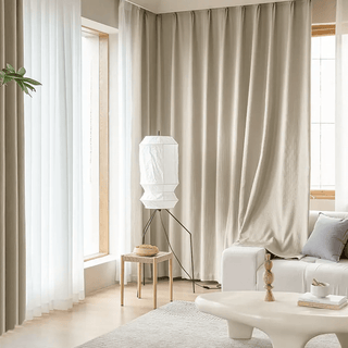 Hazel Modern Rice Paper Floor Lamp-Neutral Decor