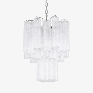 Aurora Lustre en Verre Clair Moderne