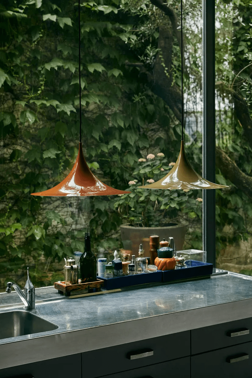Semi Swag Pendant Light-Neutral Decor