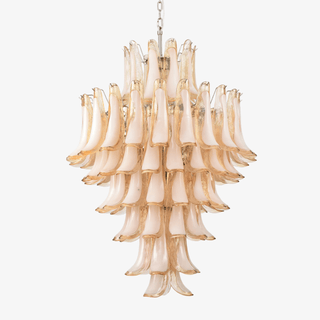 Aurora Lustre en Verre Ambre Luxe