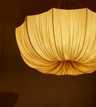 Aurelia Lustre Suspendu Vintage En Tissu-Luire