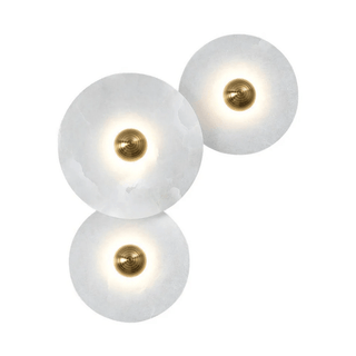 Selene Plafonnier Minimaliste en Albâtre-Luire