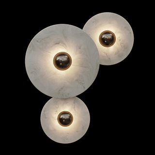 Selene Plafonnier Minimaliste en Albâtre-Luire