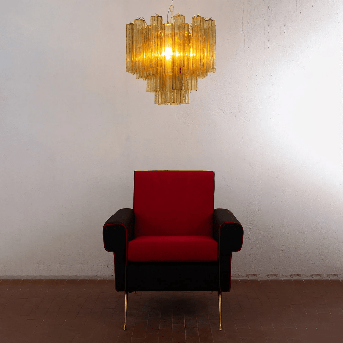 Mirina Lustre Murano Verre Étagé
