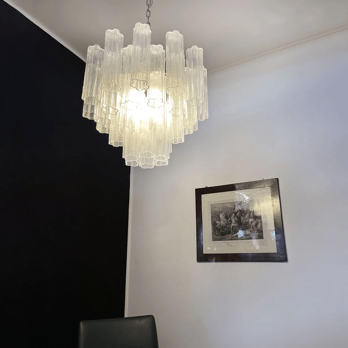 Mirina Lustre Murano Verre Étagé