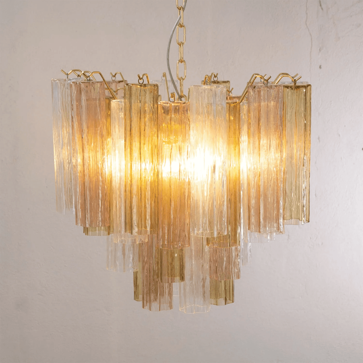Mirina Lustre Murano Verre Étagé