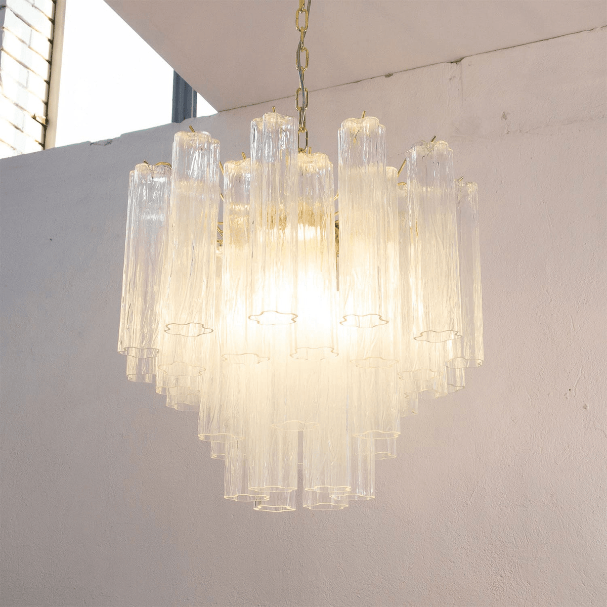 Mirina Lustre Murano Verre Étagé