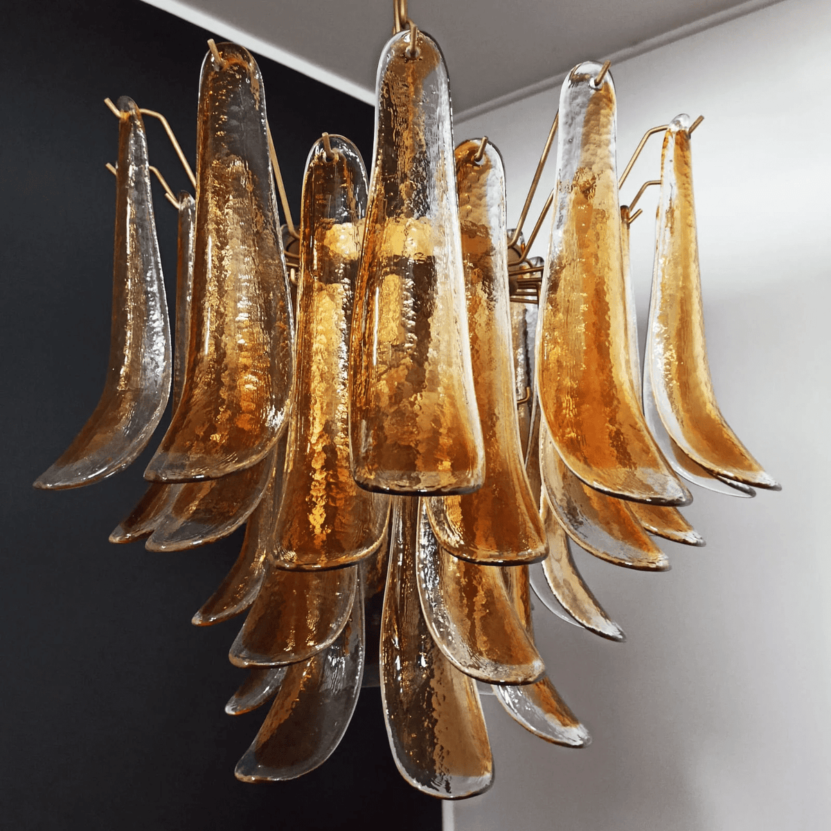 Orlenae Lustre Murano Verre Étagé Italien
