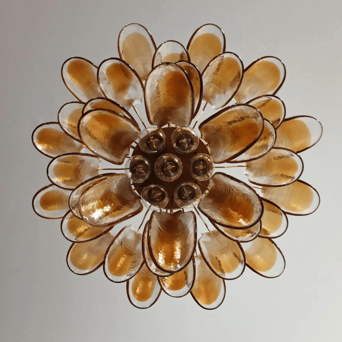 Orlenae Lustre Murano Verre Étagé Italien