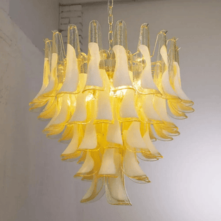 Aurora Lustre Murano Verre Étagé Italien